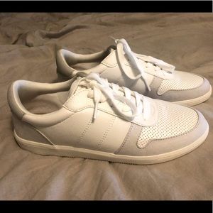 White & Gray Sneakers